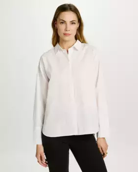 Женская поплиновая рубашка Jack & Jones, белый