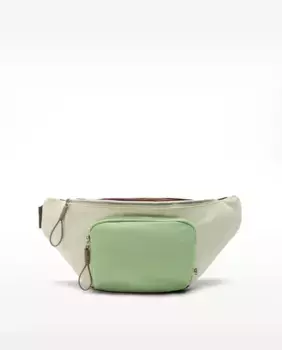 Женская поясная сумка с несколькими карманами и простой застежкой-молнией Parfois, многоцветный