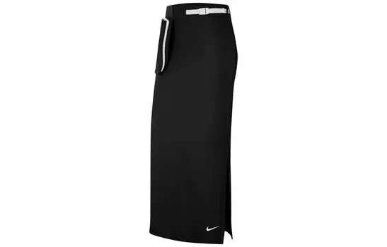 Женская повседневная длинная юбка Nike, цвет Black
