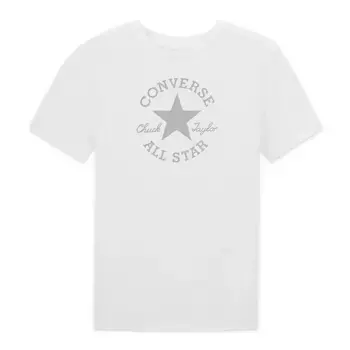 Женская повседневная футболка с блестками Футболка Converse, белый