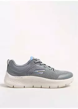 Женская повседневная кроссовки серо-синего цвета 124817TK GYBL GO WALK FLEX - CALEY Skechers, синий
