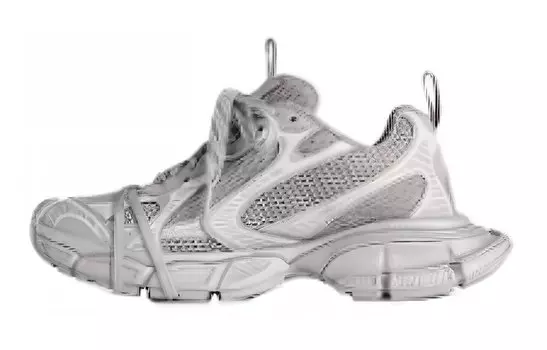 Кроссовки женские Balenciaga 3XL, серо-серебряный