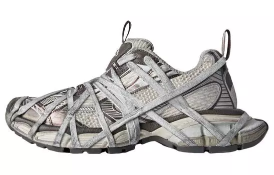 Кроссовки женские Balenciaga 3XL Low-Top, серый / белый