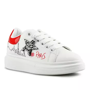 Женская повседневная обувь белая Tendenz