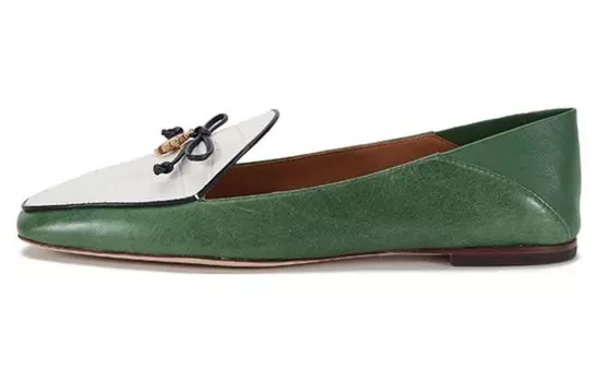 Женская повседневная обувь цвета слоновой кости, белая, зеленая Tory Burch