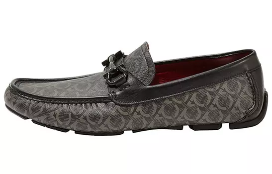 Женские лоферы Ferragamo Gancini, серый