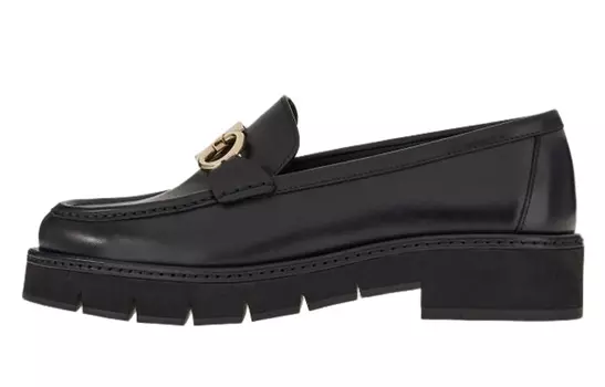 Женские лоферы Ferragamo Gancini, черный