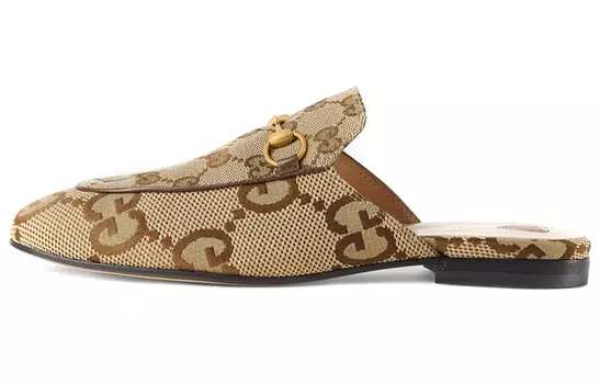 Женские туфли Gucci Princetown, коричневый