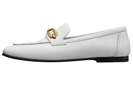 Женские мокасины Hermes Colette, белый