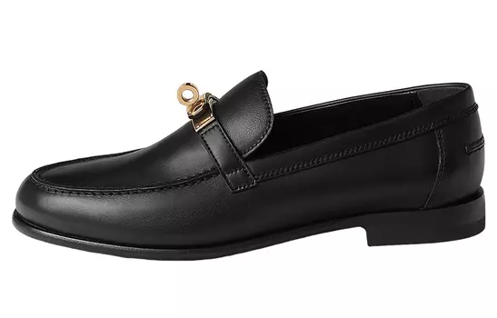 Женские мокасины Hermes Destin, черный