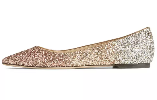 Женские балетки Jimmy Choo Romy, золотистый