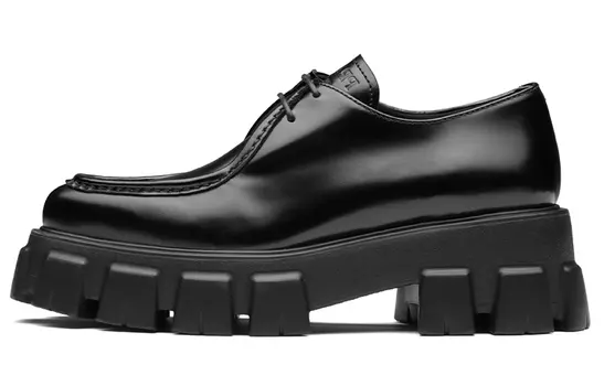 Женские лоферы Prada Monolith, черный