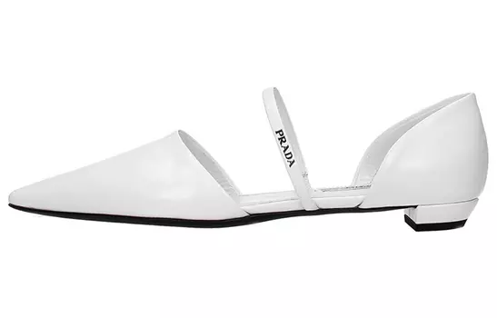 Женские туфли Prada Monolith, белый