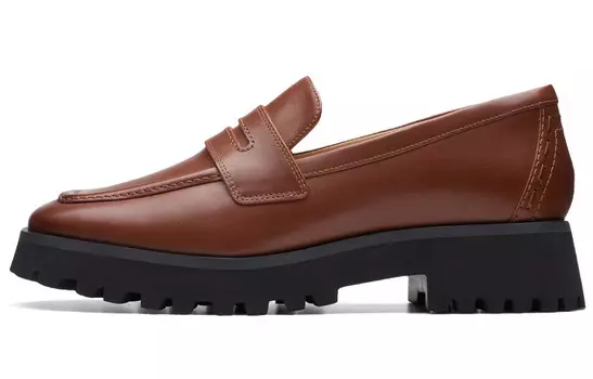 Женская повседневная обувь Trendy Series, женские низкие темно-коричневые туфли Clarks