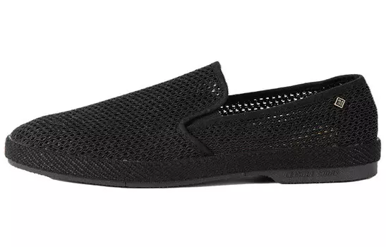 Женская повседневная обувь унисекс с низким верхом черного цвета Rivieras