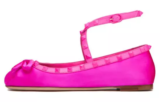 Женские туфли Valentino Rockstud, фуксия