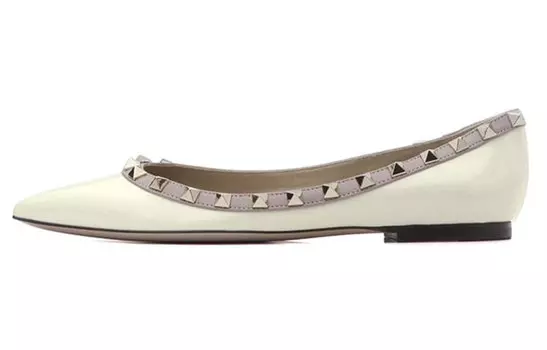Женские туфли Valentino Rockstud, белый