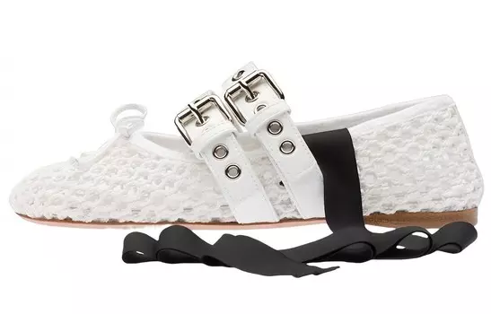 Женская повседневная обувь женская белая Miu Miu