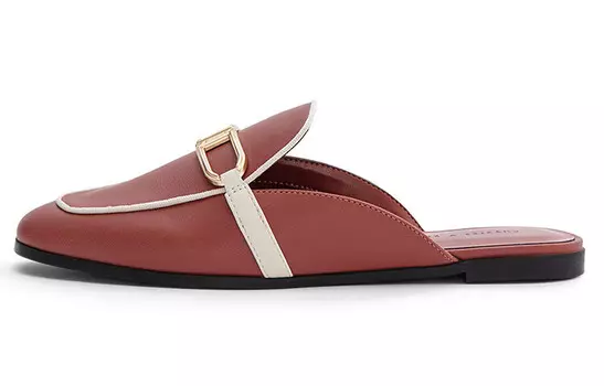 Женская повседневная обувь, женская, кирпичного цвета Charles&Keith