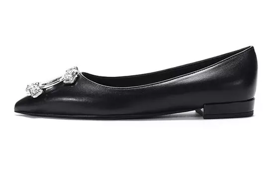 Женская повседневная обувь Женская низкая черная Ferragamo