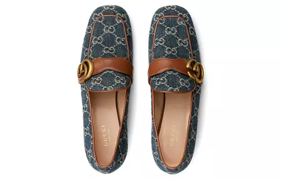 Женская повседневная обувь женская синяя Gucci