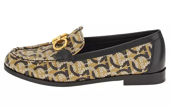 Женская повседневная обувь Женская задняя часть/Коричневый Ferragamo