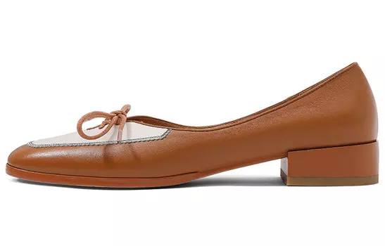 Женская повседневная обувь Женские низкие абрикосовые туфли Cameido, цвет Apricot