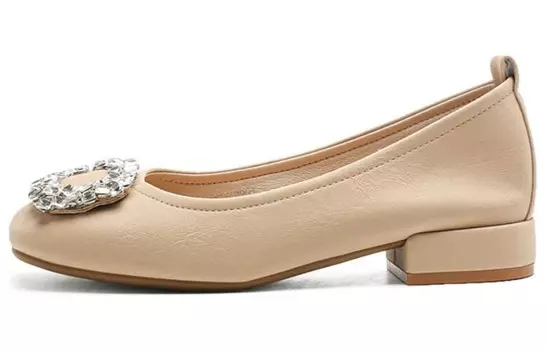 Женская повседневная обувь Женские низкие абрикосовые туфли Exull Q, цвет Apricot