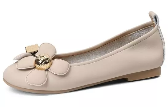 Женская повседневная обувь Женские низкие абрикосовые туфли Cameido, цвет Apricot