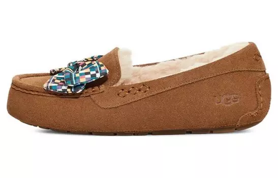 Женская повседневная обувь Женские низкие каштановые туфли Ugg, коричневый