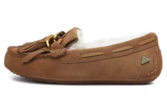 Женская повседневная обувь Женские низкие каштановые туфли Everau