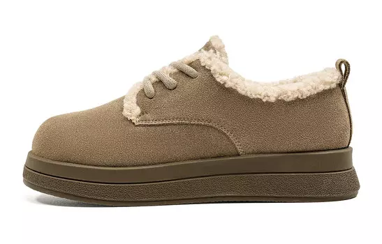 Женская повседневная обувь, женские низкие коричневый туфли Eblan