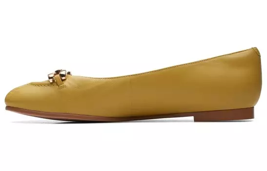 Женская повседневная обувь Женские низкие желтые Clarks