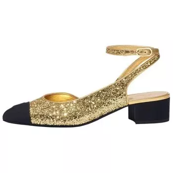 Женская повседневная обувь Женское золото Chanel