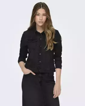 Женская приталенная джинсовая куртка Jdy, синий