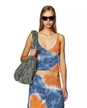 Женская приталенная майка Diesel, мультиколор