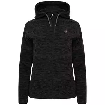 Женская прогулочная флисовая куртка Out &amp; Out с молнией во всю длину - черный DARE 2B, черный