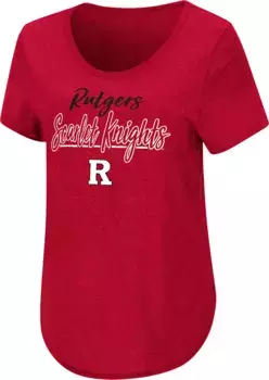 Женская промо-футболка Colosseum Rutgers Scarlet Knights Scarlet