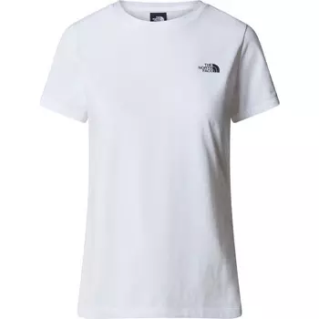 Женская простая футболка с куполом The North Face, белый
