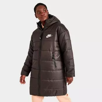 Женская пуховая куртка Nike Sportswear Therma-FIT Repel Long, коричневый