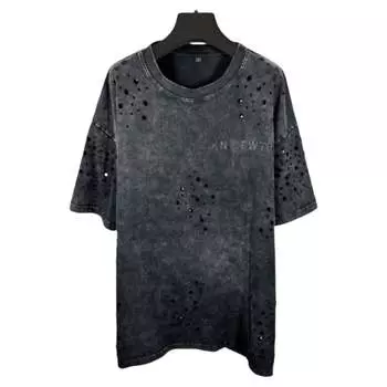 Женская пуленепробиваемая футболка серого/черного цвета knotWTR