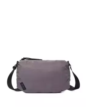 Женская пышная сумка на плечо среднего цвета серого цвета Kcb, серый