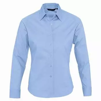 Женская рабочая рубашка Eden с длинными рукавами Sols, синий