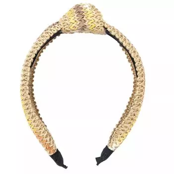 Женская разноцветная повязка на голову Sonoma Goods For Life из рафии с узлом сверху Sonoma Goods For Life