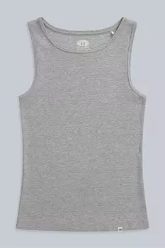 Женская ребристая майка Animal, серый