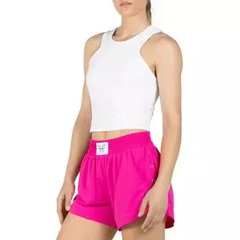 Женская ребристая майка с круглым вырезом HEROINE SPORT, белый