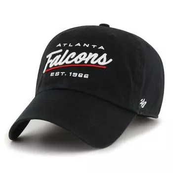 Женская регулируемая кепка Black Atlanta Falcons Sidney Clean Up '47 Black