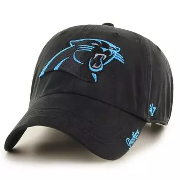 Женская регулируемая кепка Black Carolina Panthers Miata 2047 года Clean Up