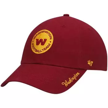 Женская регулируемая кепка бордового цвета Washington Football Team Miata 2047 года 47 Brand