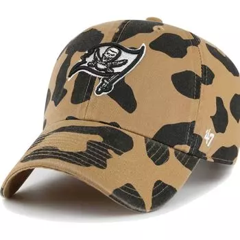 Женская регулируемая кепка цвета коричневого цвета Tampa Bay Buccaneers Rosette Clean Up '47